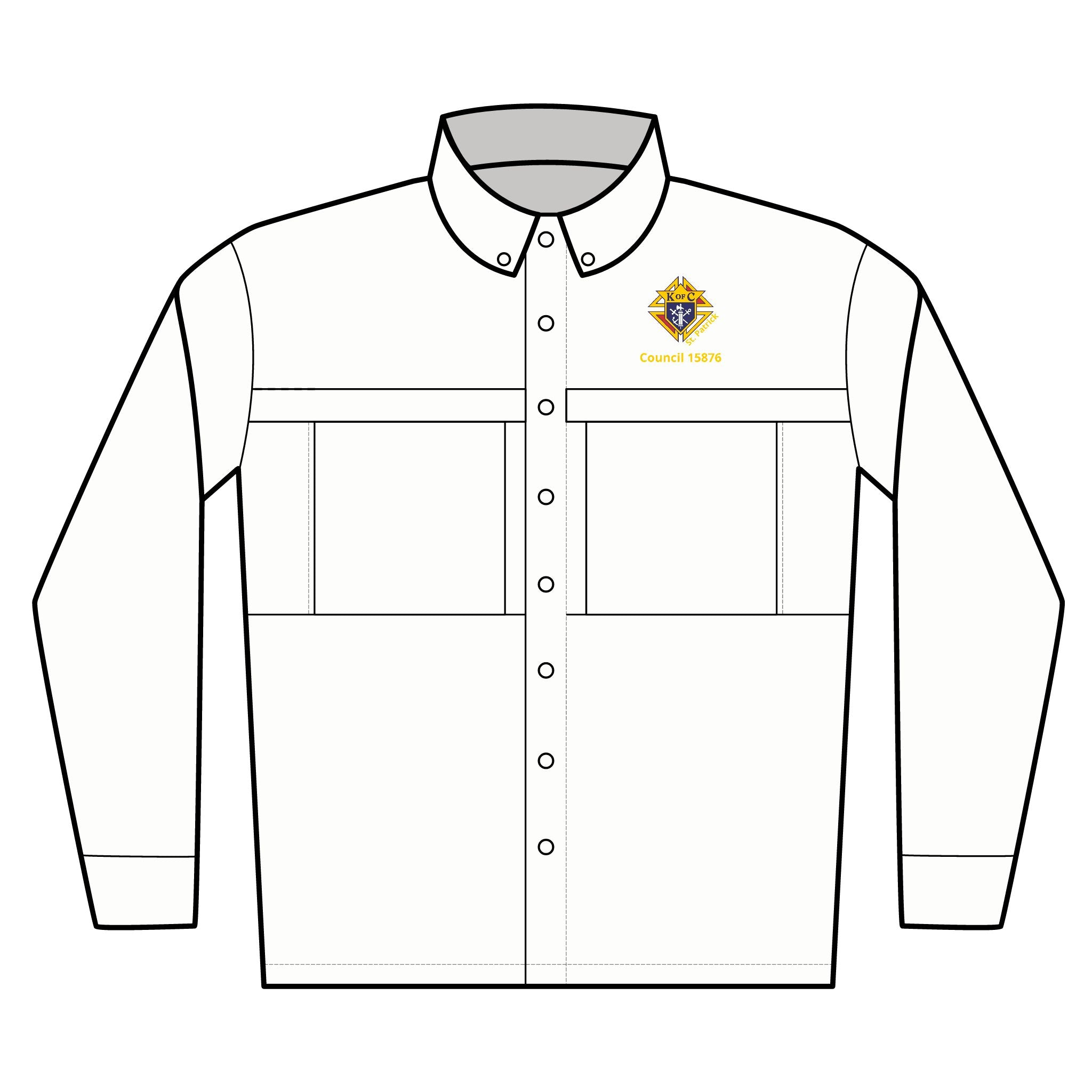 Embroidered Work Shirt — Port Authority Men’s Long Sleeve UV Daybreak