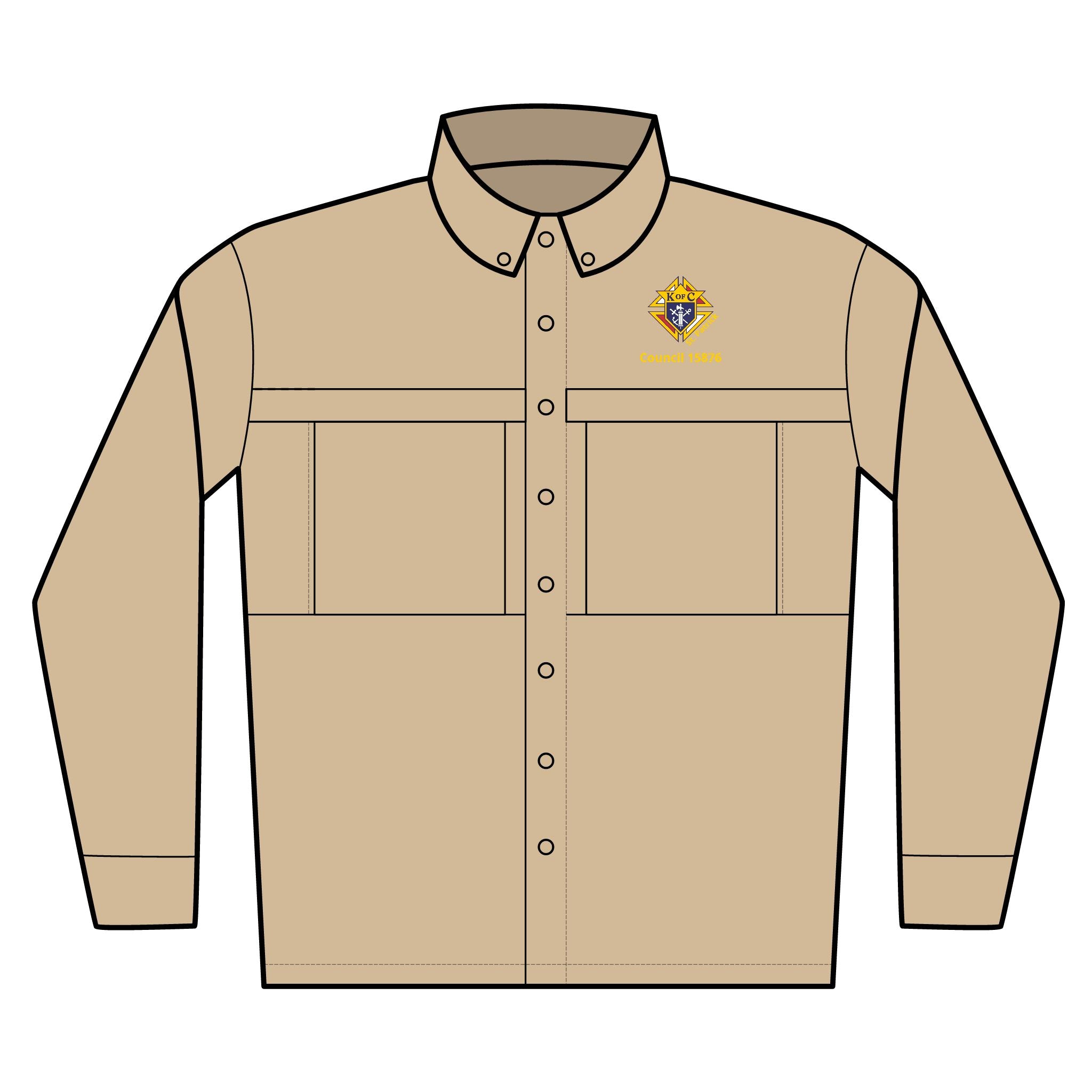 Embroidered Work Shirt — Port Authority Men’s Long Sleeve UV Daybreak
