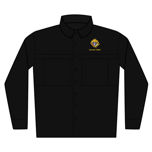Embroidered Work Shirt — Port Authority Men’s Long Sleeve UV Daybreak